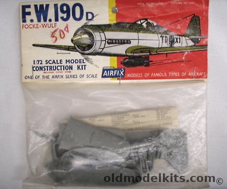 Airfix 1/72 Focke-Wulf FW-190 D Bagged - Type 2 Logo, 1408 plastic model kit